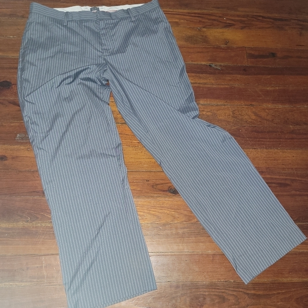 Adidas Adipure pinstriped slacks men's 38x32